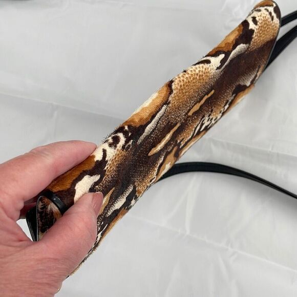 Aldo leather Chetah print crossbody clutch - Picture 4 of 12